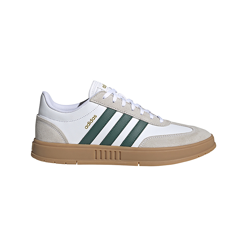 Adidas阿迪达斯阿迪生活休闲鞋男鞋轻便舒适板鞋白棕绿FW7208