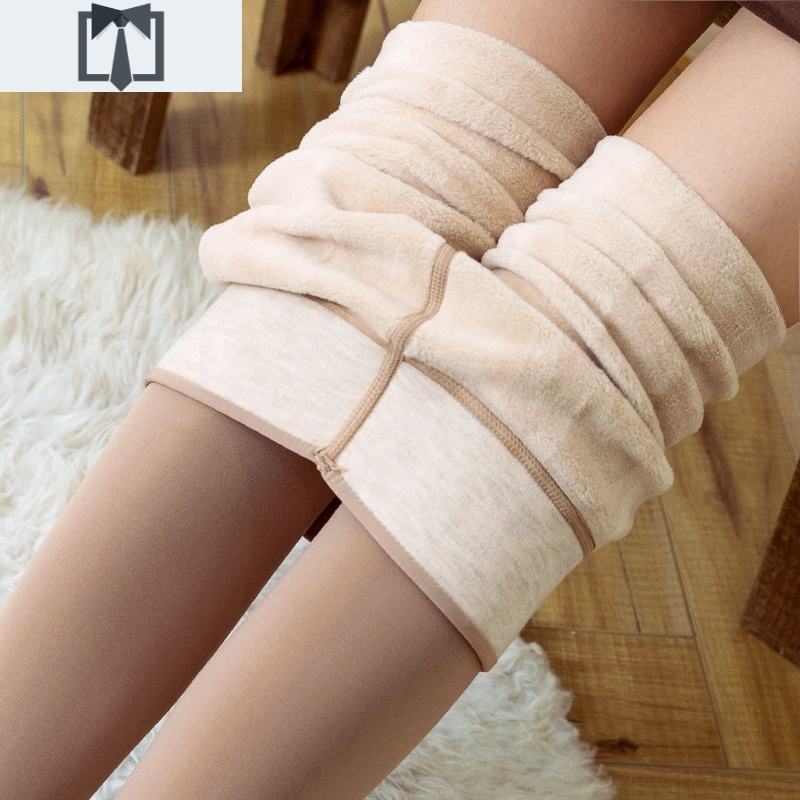 suntek秋冬加绒加厚深肉色肤色打底裤女光腿自然器微压力显瘦连裤袜