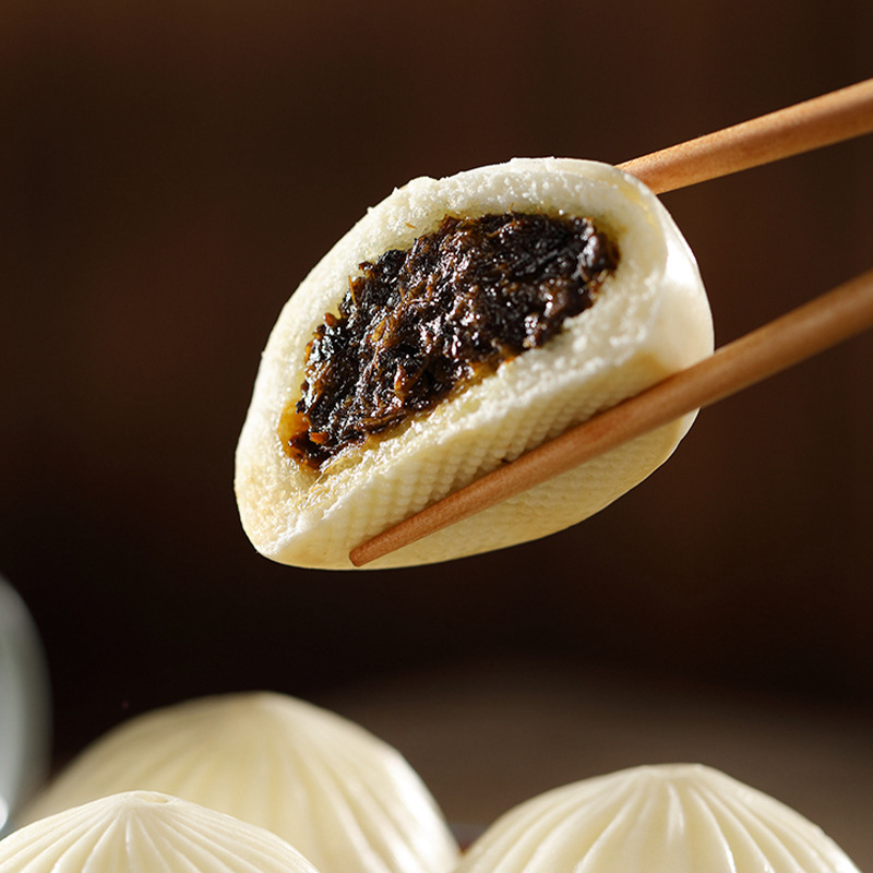 巴比梅干菜肉包80g个12个袋