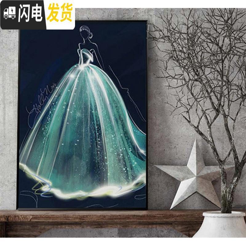 三维工匠蒙娜丽莎2018新款简单十字绣客厅简约现代清新小幅餐厅卧室刺绣线 【赠运险-丝线】47*61厘米【不满意包退】