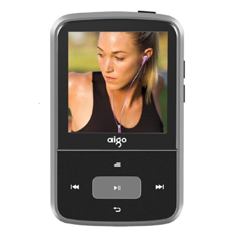 爱国者(aigo)mp3播放器 MP3-107 迷你音乐播放器 mp3学生 蓝牙跑步运动型 带背夹 16G内存 颜色随机图片