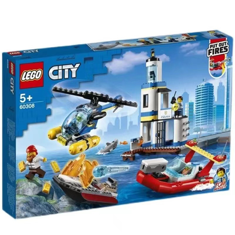 [保税区发货]LEGO 乐高 城市系列 海滨警察消防任务 60308