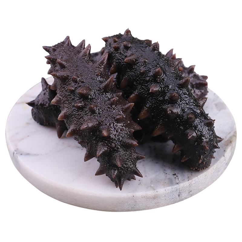 海洋岛 大连野生海参 盐渍辽参 拉缸盐半干海刺参礼盒16-20头500g