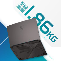 微星(MSI)星影15 Thin电竞游戏本15.6英寸笔记本电脑(i7-12650H RTX4050 16G 512GB FHD 144HZ 宇宙灰)
