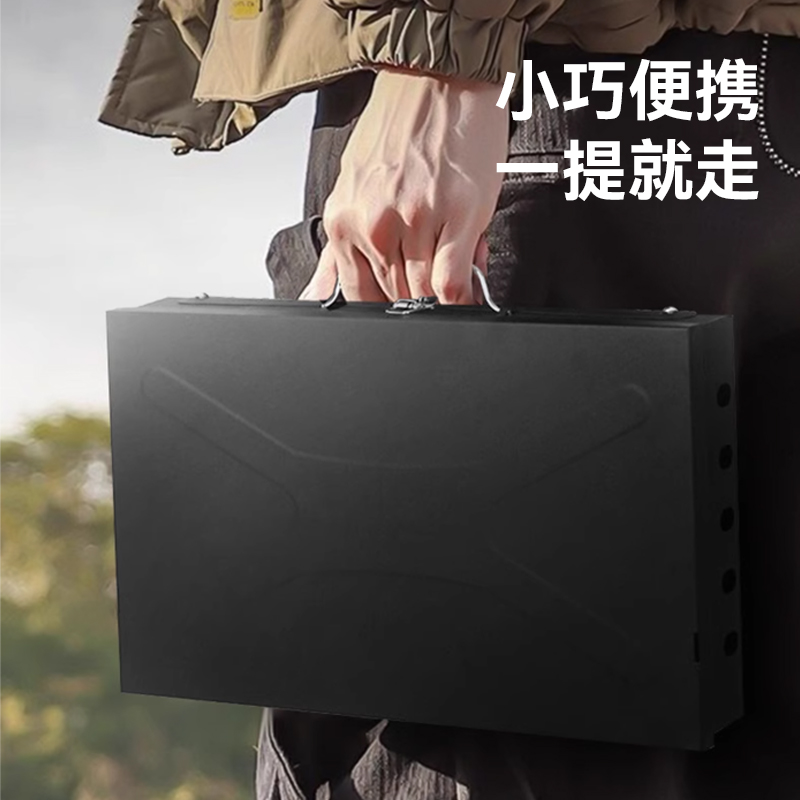 趣游帮 多功能手提箱式 烤炉(Y7502)高清大图