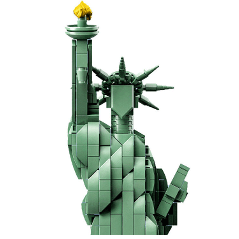 LEGO乐高 Architecture建筑系列 21042 美国自由女神 粉丝收藏款 12岁＋ 1685粒拼插积木