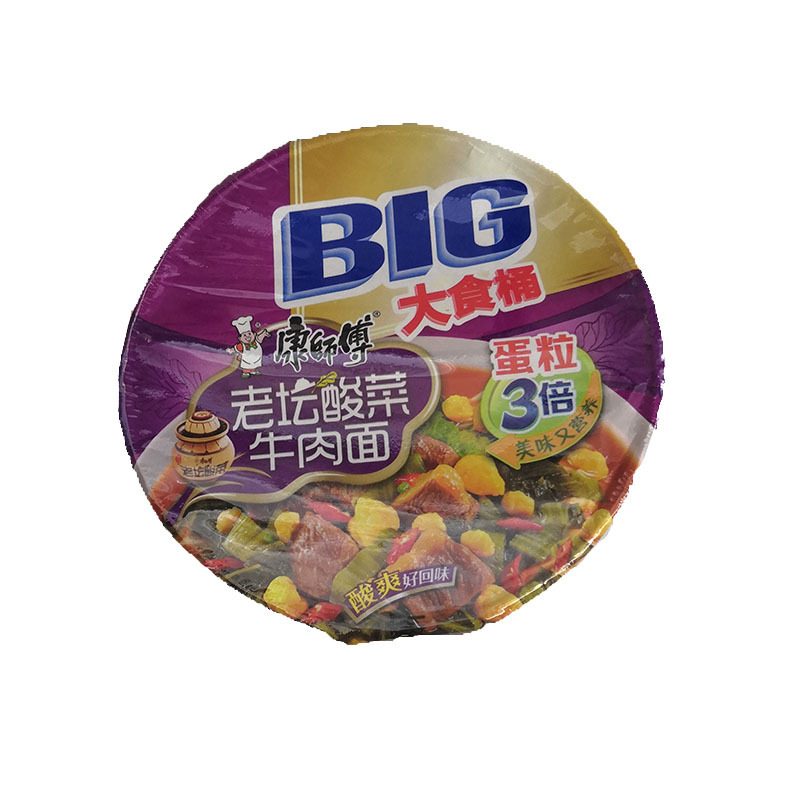 康师傅BIG桶酸菜牛肉159g