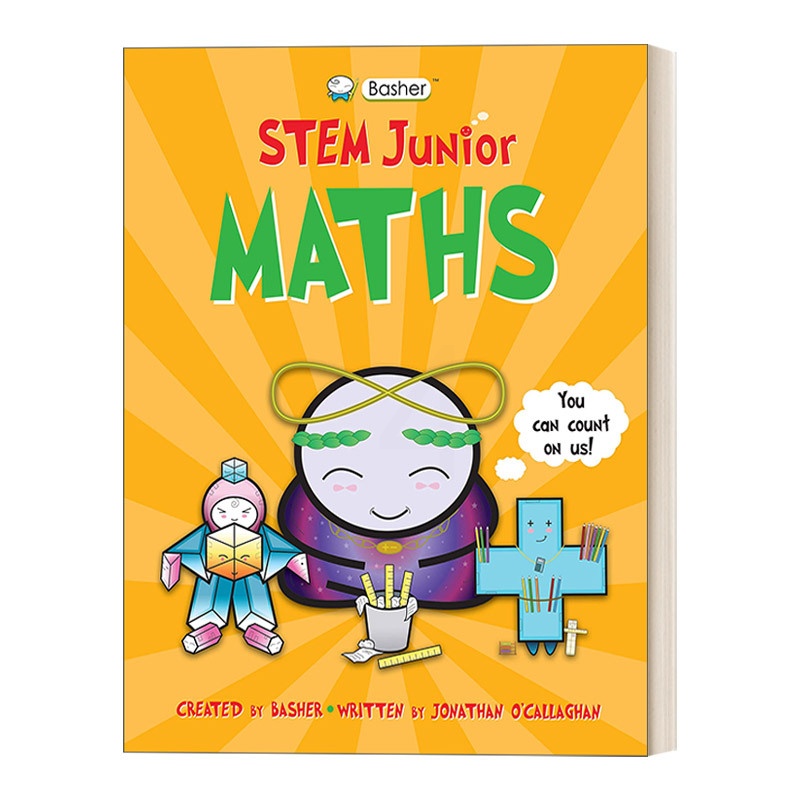 [醉染正版]巴舍初级理工科普 数学 Basher STEM Junior Maths 英文原版儿童科普百科 进口英语书籍高清大图
