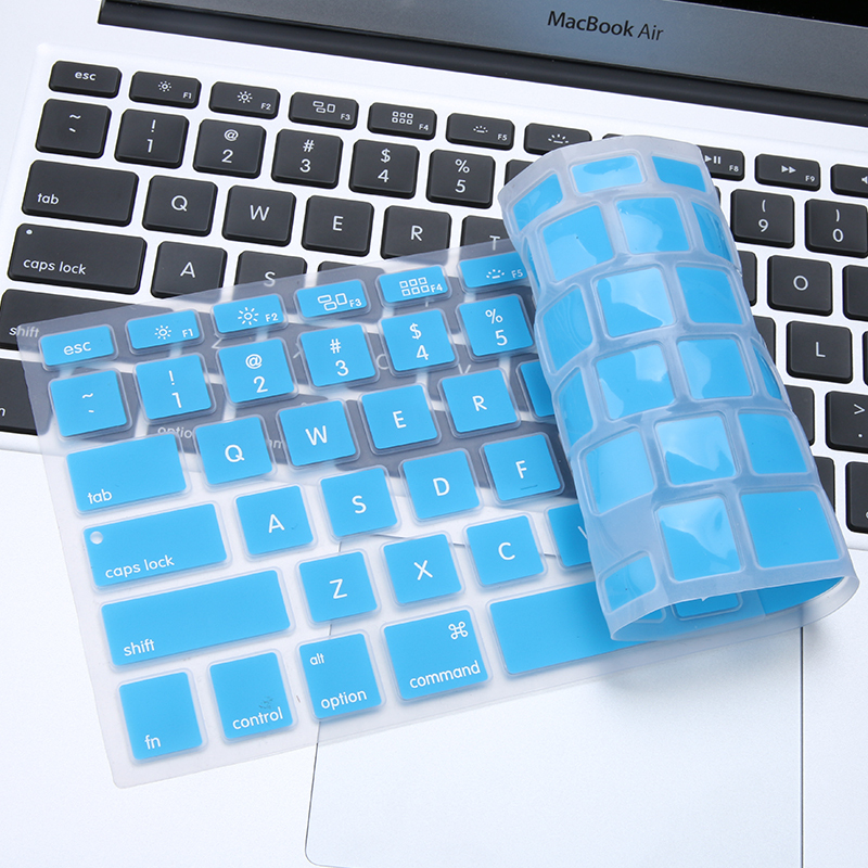 HIGE/苹果笔记本键盘膜 Mac/pro/air键盘膜 air13/pro老款13/15通用 天蓝色