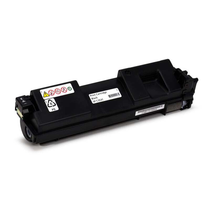 理光（Ricoh）SP C352C 原装黑色墨粉盒 适用于SP C352DN高清大图