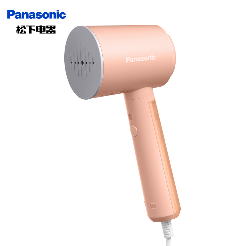 松下(Panasonic)小型手持挂烫机 NI-GHD010 迷你便携式熨斗 旅行蒸汽熨烫机——20秒快速出汽,时尚高颜