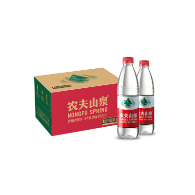 农夫山泉 饮用水 550ml 普通装1*24瓶 整箱装