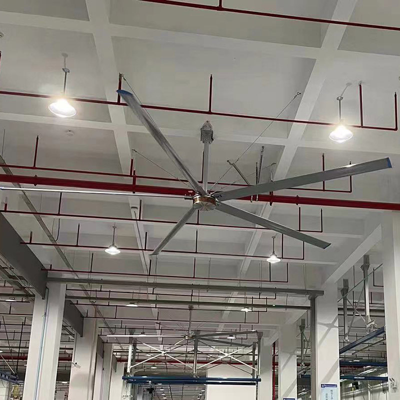 HVLS FAN 东风工业大风扇 STF4.4/D16 直径4.4m 5叶片高清大图