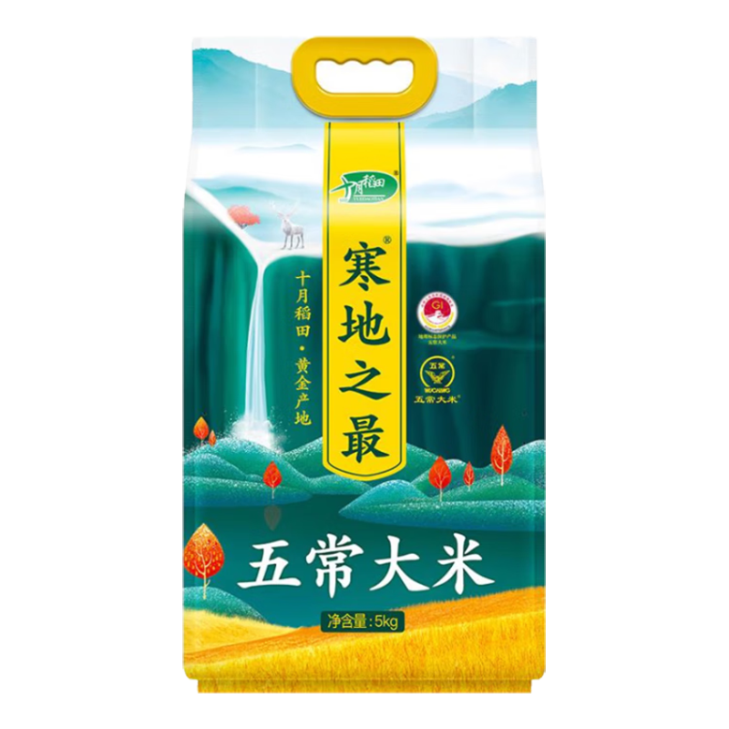 十月稻田 寒地之最五常大米 10斤 东北大米 香米 十斤