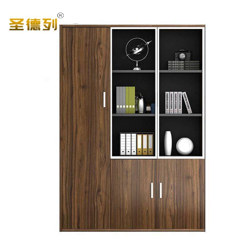 圣德列文件柜木质档案资料柜W-4 1200*400*2000mm高清大图