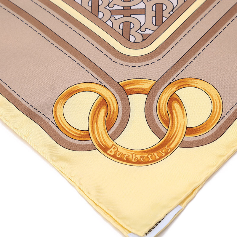 博柏利巴宝莉burberry男女通用款桑蚕丝方巾丝巾围巾80417601