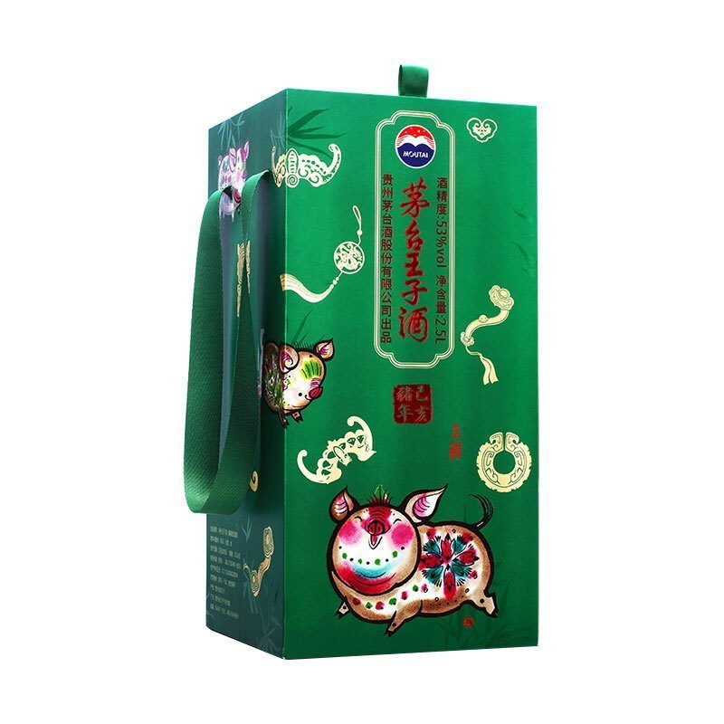贵州茅台 茅台王子酒 猪年生肖王子酒 酱香型白酒 2.5L
