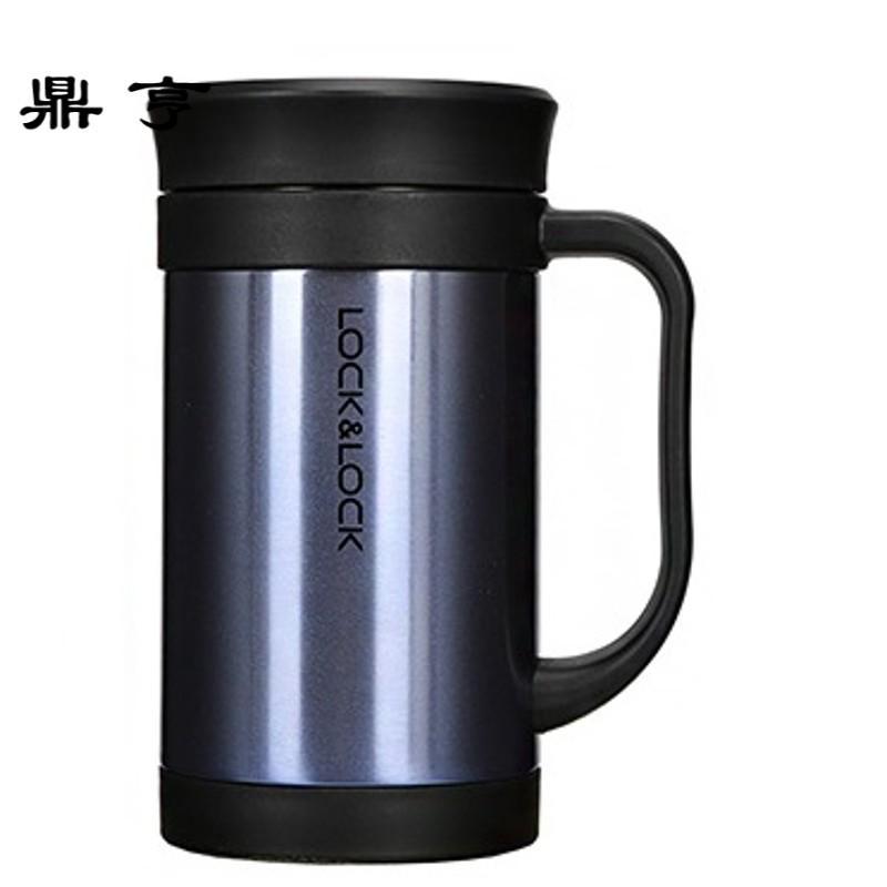 鼎亨 经典保温茶杯 水杯不锈钢过滤茶网 400ml