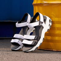 Skechers 斯凯奇 D’lites厚底增高熊猫凉鞋 魔术贴沙滩鞋女鞋 31514