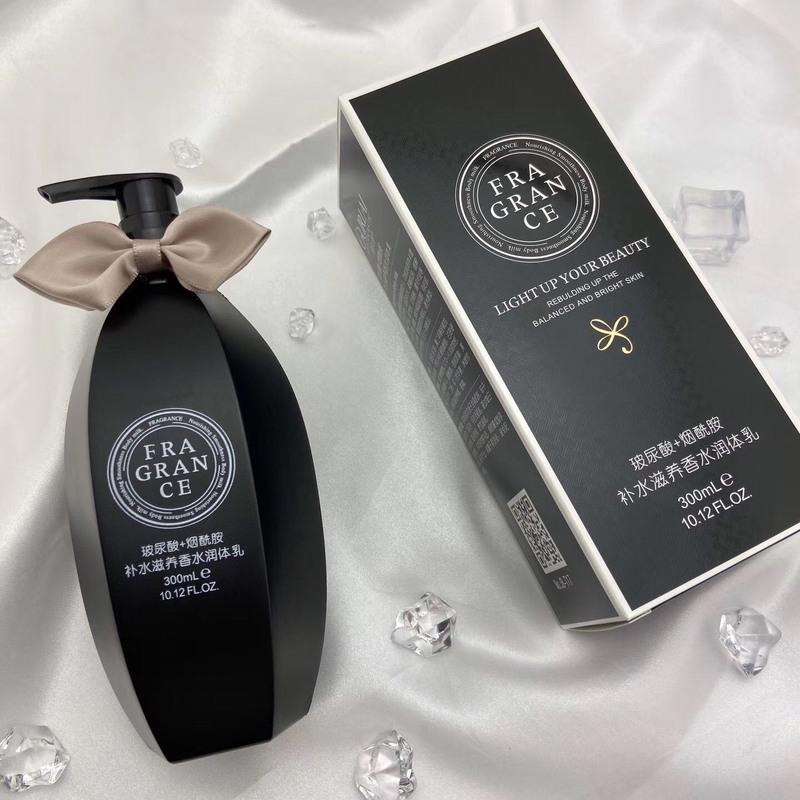 薇娅推荐女生身体乳液保湿补水冬季全身滋润香体乳持久留香不油腻 黑鸦片(黑)