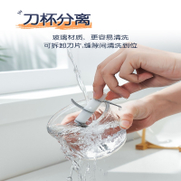 志高(CHIGO)蒜泥捣蒜器电动搅蒜器绞蒜蓉拉蒜家用大蒜末搅碎机打蒜器_加厚AS-耐摔45W大动力可绞肉250ml送挡板