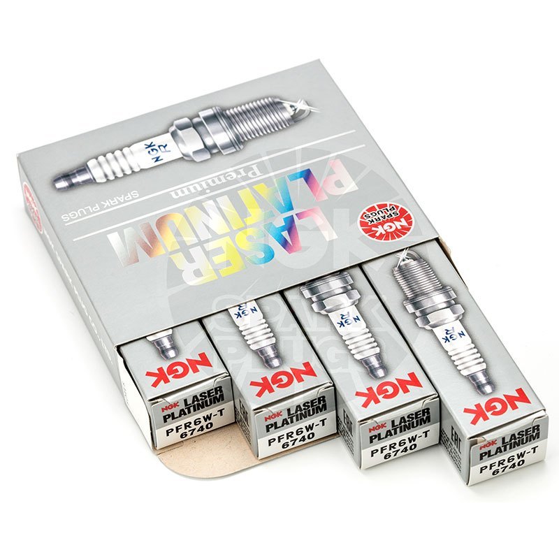 ngk三极双铂金火花塞pfr6wt6740单支装适用于奥迪a6lq7a8途锐42