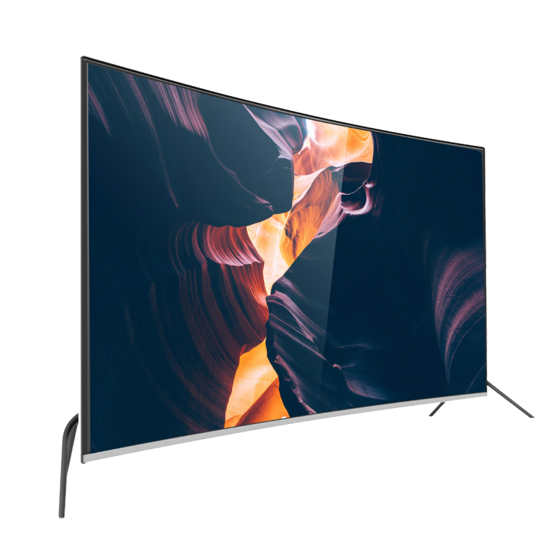 海尔haier彩电55qm6255英寸曲面4k超高清电视语音遥控模块化儿童智能