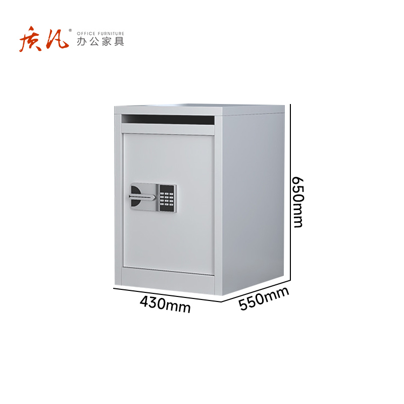 苏宁 质凡 办公家具 办公文件待销柜单节国保密码锁(内置帆布袋)/ZF-BMG112/430*550*650mm高清大图