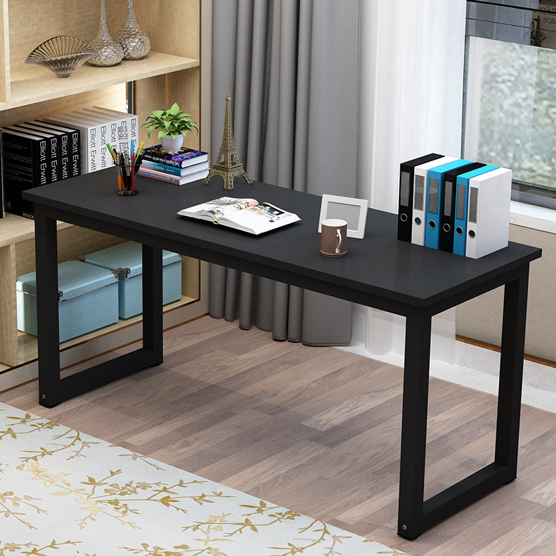 家用电脑简易台式桌简约加长书桌学习桌2米卧室桌现公桌视频