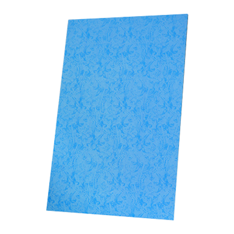 奥驰 皮纹纸180g湖蓝色 A4 100张/包高清大图