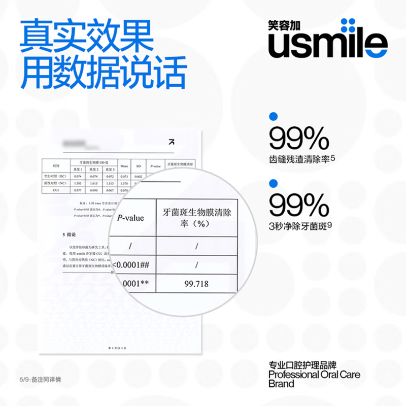 usmile笑容加C10S便携冲牙器2.0 云母白高清大图