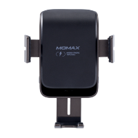 MOMAX摩米士车载无线充电器手机支架15W快充全自动感应多功能（黑色）
