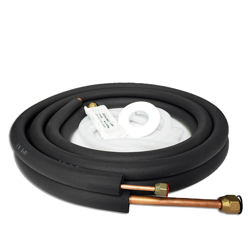 美的空调5米铜管安装包含安装辅材铜管视频