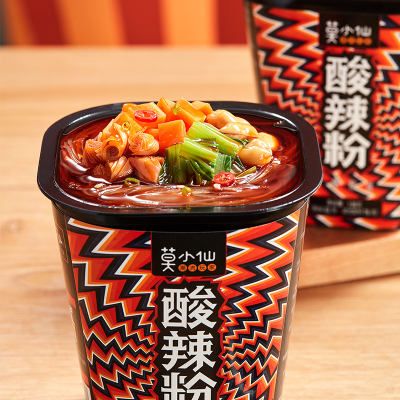 莫小仙新品潮流新包装牛油酸辣粉138g6138g6