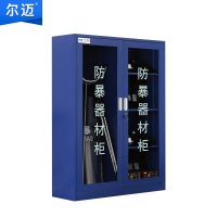 尔迈 安保防暴器材柜警备柜安全器械装备警器柜防暴柜 160*120*39cm 双人含器材 台