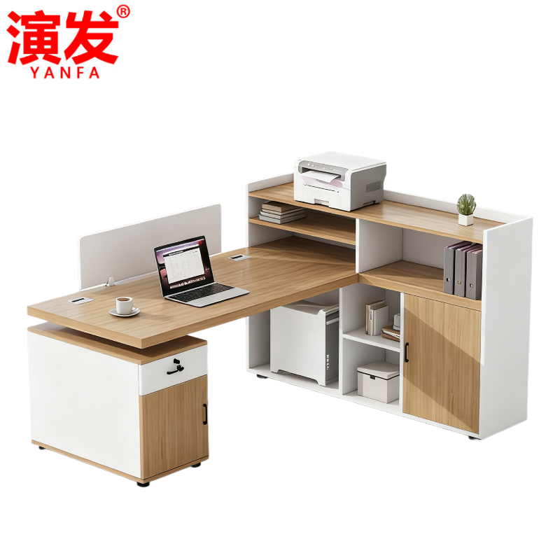 演发电脑桌1.7米双人位张高清大图