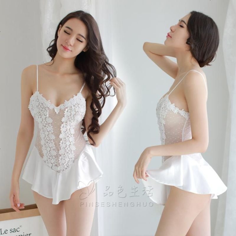 情趣内衣服透视装SM三点式开档小胸露乳夜店激情衣服用品套装