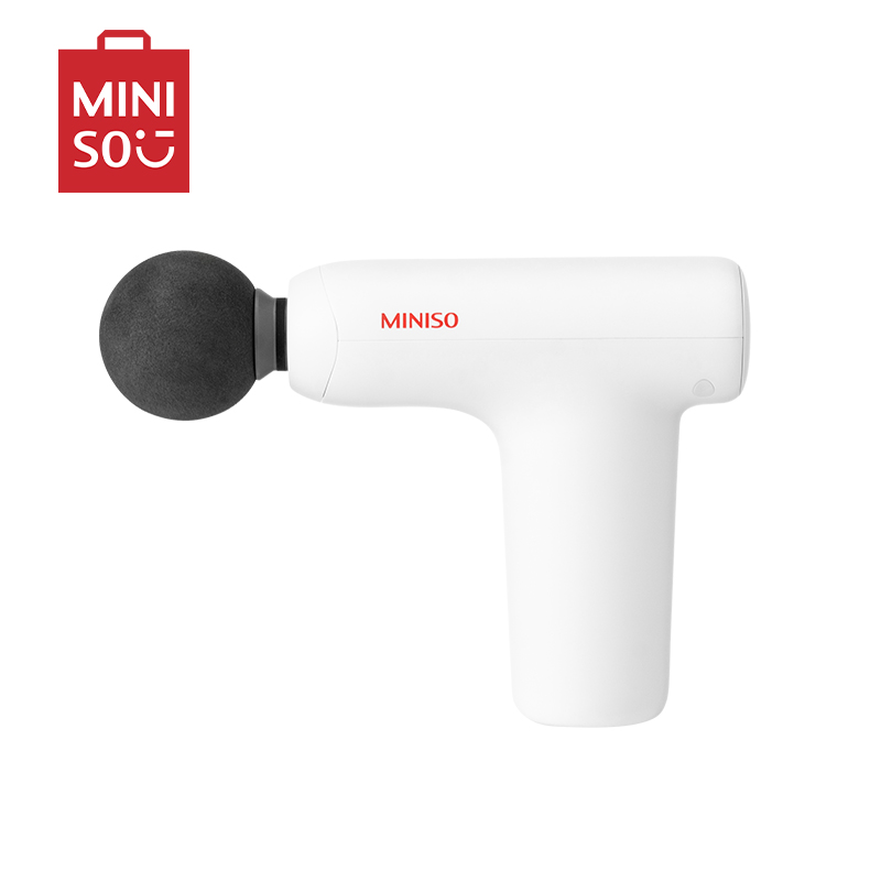 名创优品(miniso) 迷你筋膜枪电动按摩仪腰部腿部颈部颈椎放松器小巧便携按摩膏 型号:SC-JM05(白色)高清大图