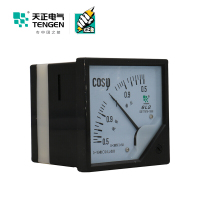 天正电气(TENGEN)6L2-S COS380V 机械表 2.5级 嵌入式 09021520001 电测仪表