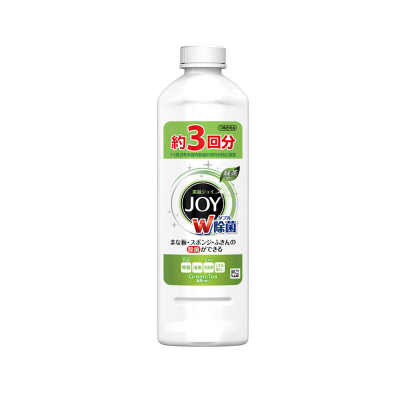 [除菌绿茶]宝洁(Procter&Gamble) Joy超浓缩洗洁精洗涤剂替换装 440ml 绿茶味 去油污440g
