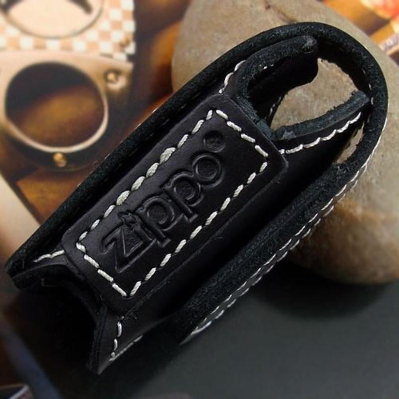 原装zippo打火机皮套手工牛皮保护套挂腰配件芝宝正版zppoa款棕色