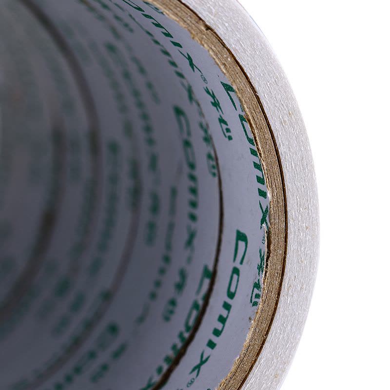 齐心 MJ2410-10 双面棉纸胶带 24mm*10y 10卷 白图片
