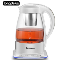 龙的(longde) 智能电热烧水壶触摸控制LD-K1004 白色