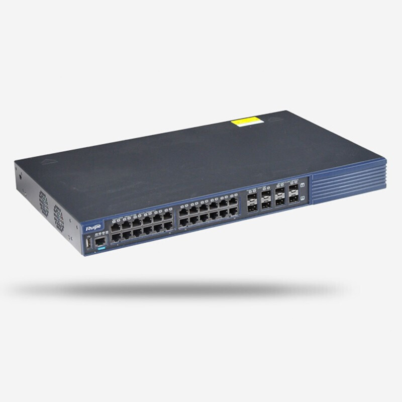 锐捷(Ruijie)千兆交换机RG-S5510-24GT/8SFP-E 千兆电网口24口