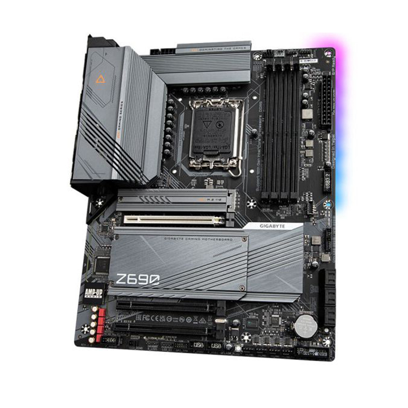 技嘉魔鹰z690gamingx主板支持ddr5内存cpu12900k12700kintelz690lga