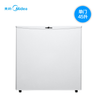 Midea/美的 单门冷藏家用节能租房宿舍办公冰箱母婴美妆旗舰款大风力网红同款家用宿舍 白色