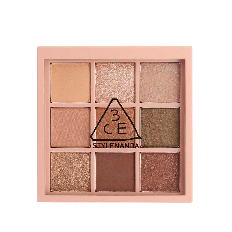 3ce眼影九色情调秋冬珠光哑光南瓜大地色眼影盘81govertake暖棕色视频