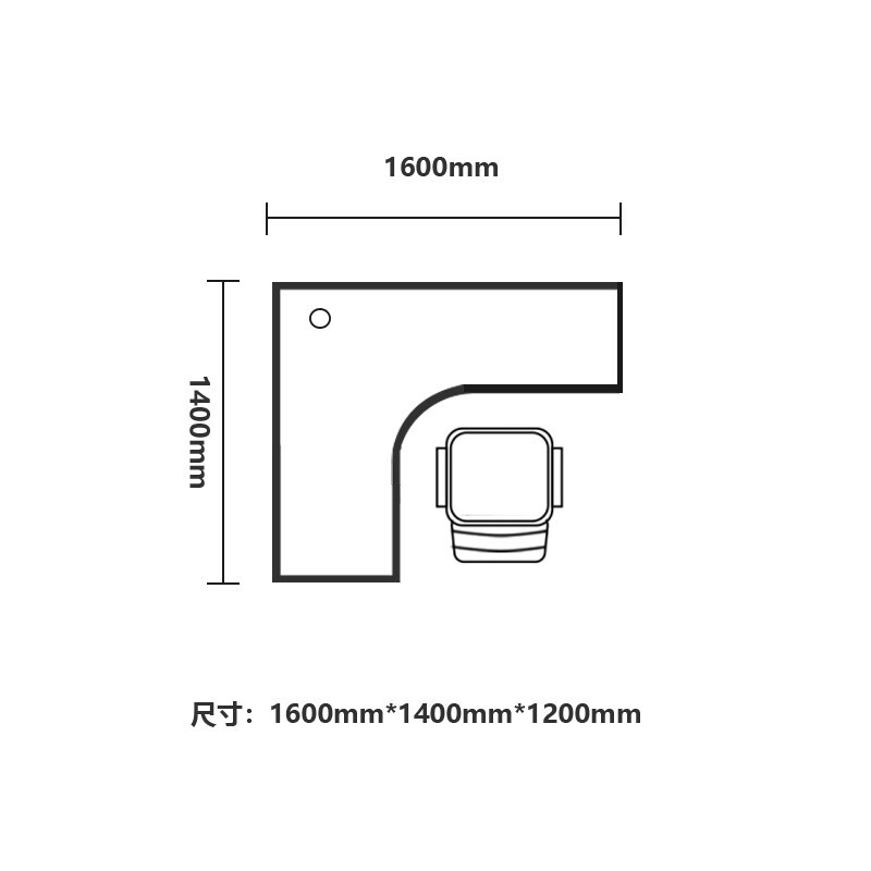 绵冠MIANGUAN屏风办公桌职员桌员工桌员工位工作位电脑桌卡座单人位定制款