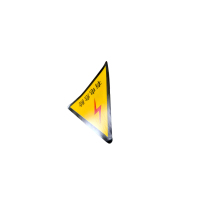 夜光达 三角有电危险 边长100mm