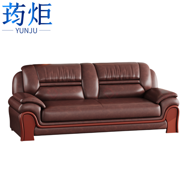 皮质棕色沙发高清大图